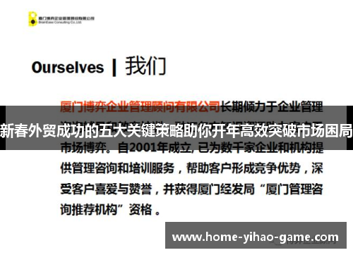 新春外贸成功的五大关键策略助你开年高效突破市场困局